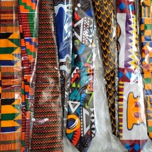 Ankara Neck Tie African style corful